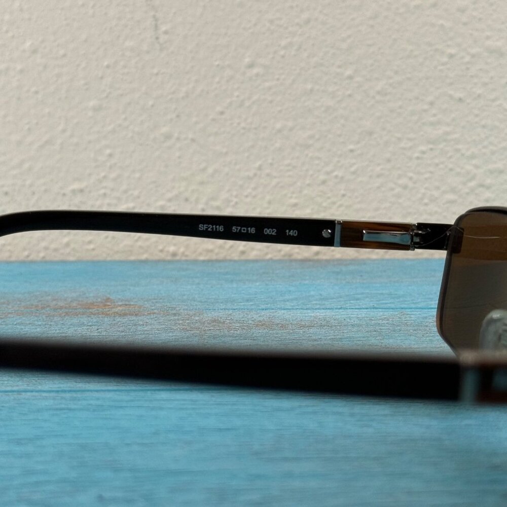 Salvatore Ferragamo Rectangular Black Eyeglass Fr… - image 7